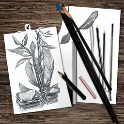 A small picture of Leaf Print Texture Comb